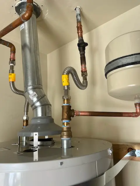 Water heater installation and plumbing repair in Cumberland